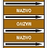 Značení potrubí, mazivo